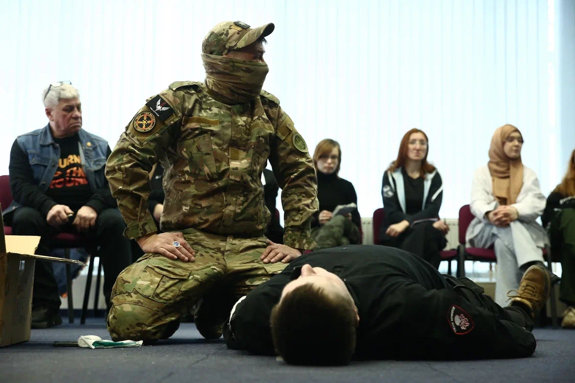 Подмосковный Комсомол провел занятия по военной медицине