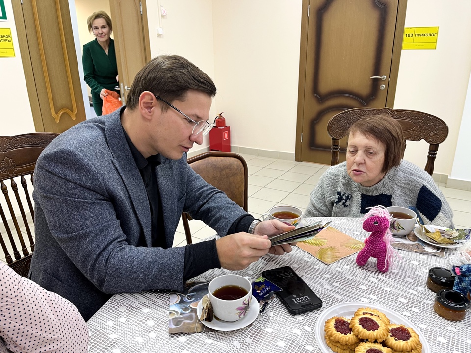 Депутат Мособлдумы Марк Черемисов посетил ГБУ СО МО «КЦСОР «Богородский»