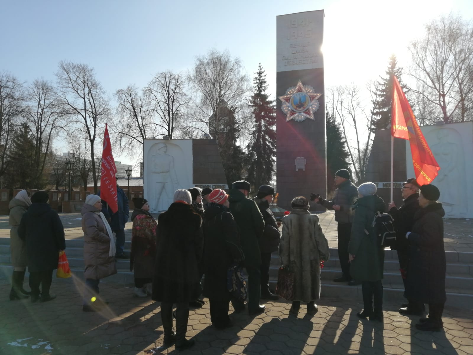 Празднование Дня рождения Красной Армии в Ногинске
