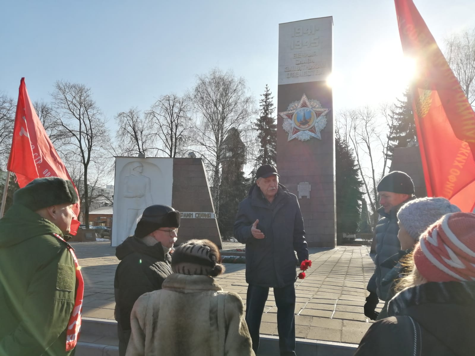 Празднование Дня рождения Красной Армии в Ногинске