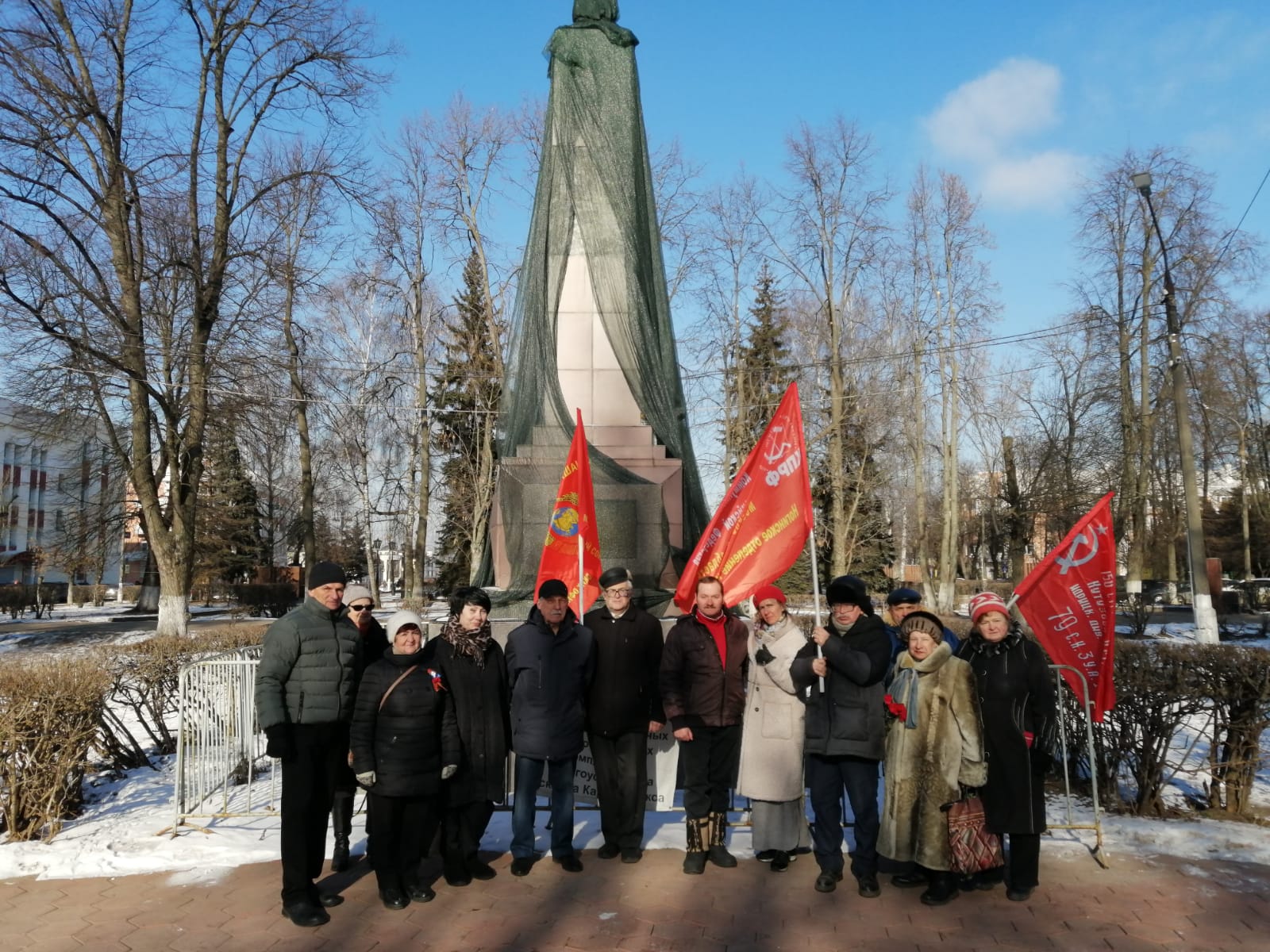 Празднование Дня рождения Красной Армии в Ногинске