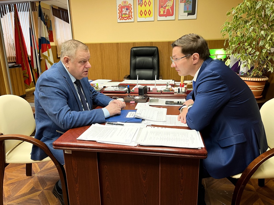 Депутат Мособлдумы Марк Черемисов поздравил военного комиссара Богородского городского округа