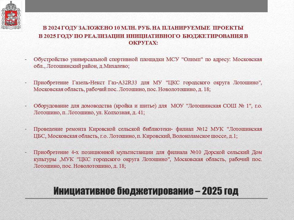Отчет о деятельности заместителя Председателя Московской областной Думы К.Н. Черемисова на 2024 год