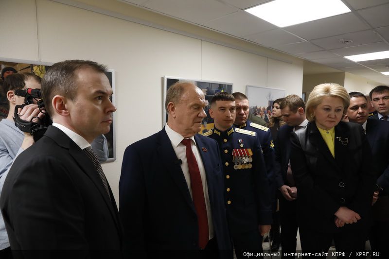 Г.А. Зюганов принял участие в открытии выставки «Герои Гостомеля»