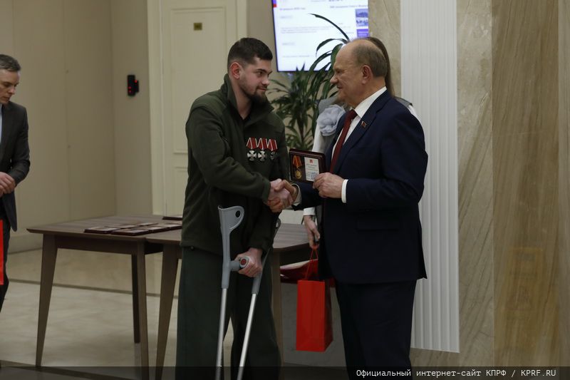Г.А. Зюганов принял участие в открытии выставки «Герои Гостомеля»