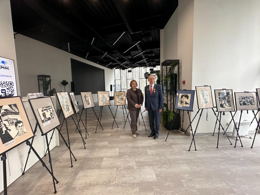 В Королёве с 4-7 марта прошла выставка рисунков «Героини войны»