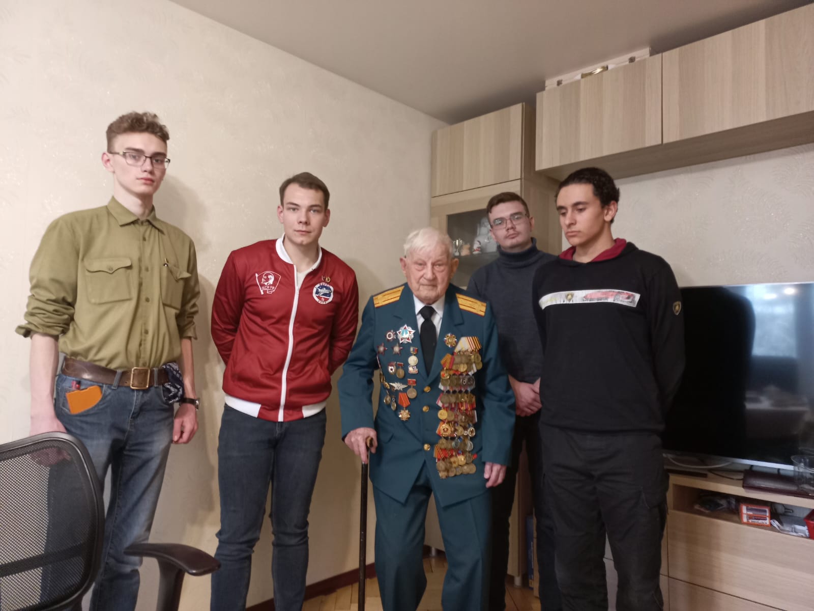 Встреча с ветераном Великой Отечественной войны Н.Н. Багаевым