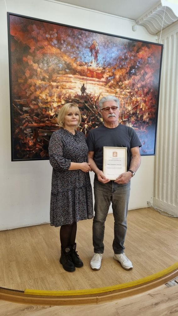 В Фрязино открылась выставка, посвященная 80-летию Победы