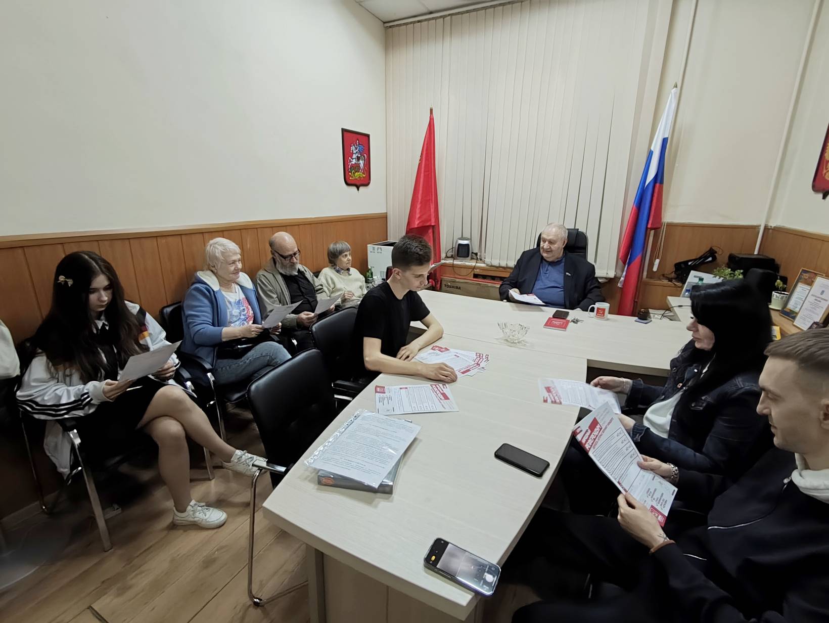 О ходе Народного референдума и работе пресс-службы горкома