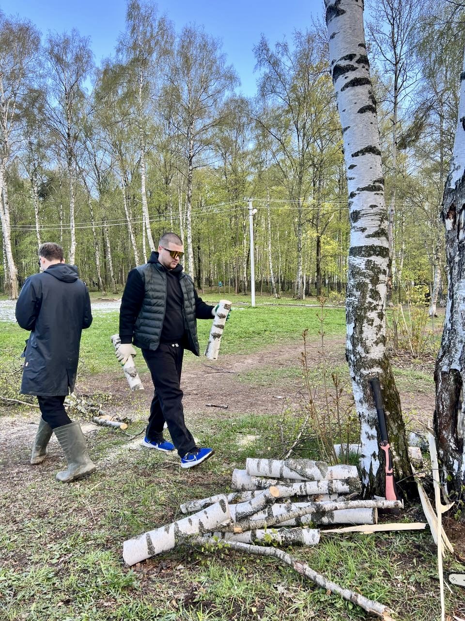 Дмитровские коммунисты ликвидируют последствия рекордного циклона