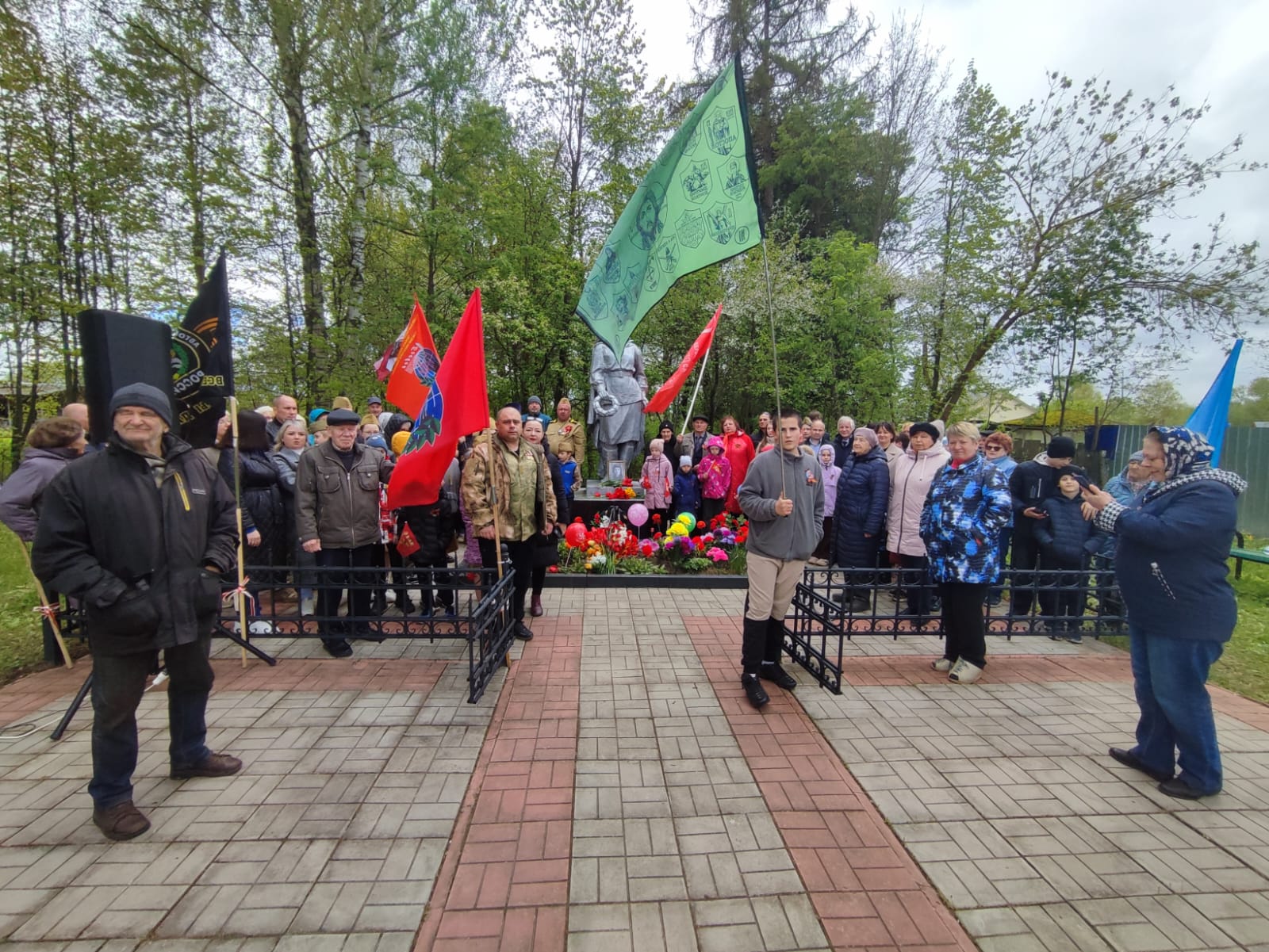 Митинг в деревне Турово