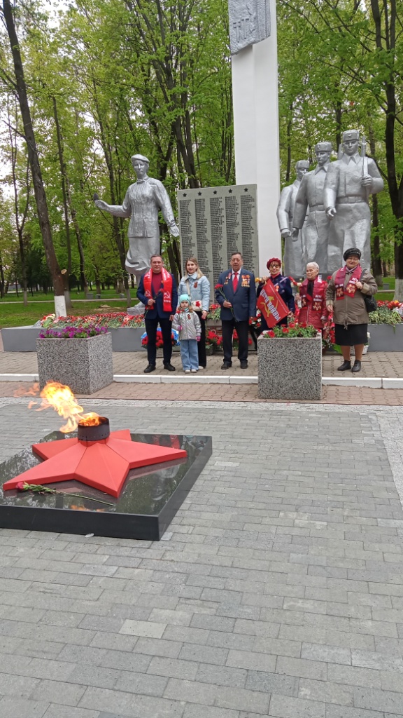 Возложение цветов в Кашире