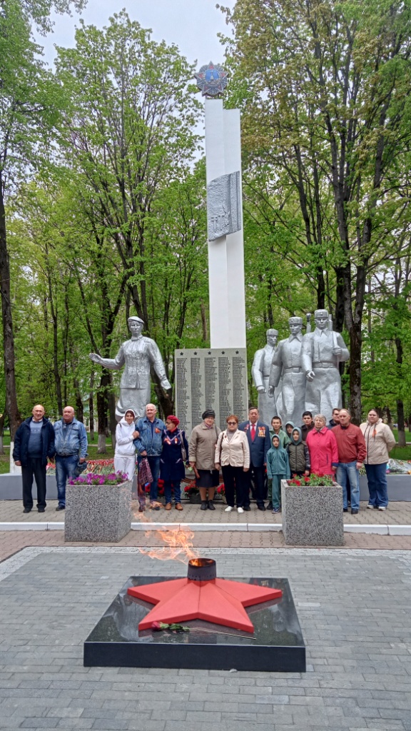 Возложение цветов в Кашире