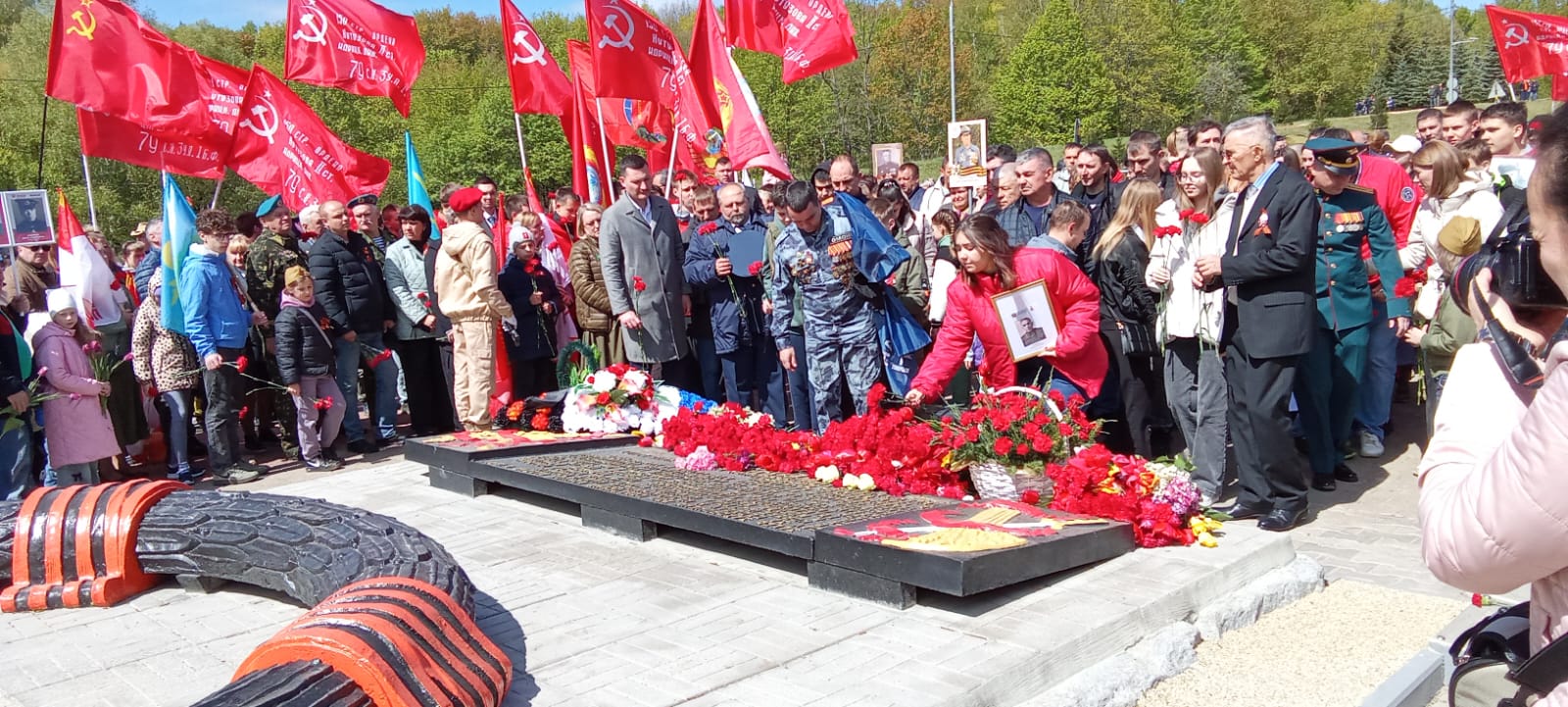 Каширские коммунисты провели акцию Победы