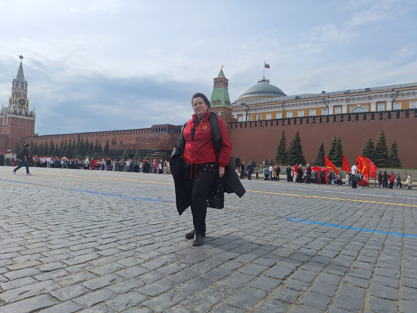 В Москве на Красной площади состоялась торжественная линейка и прием в пионеры