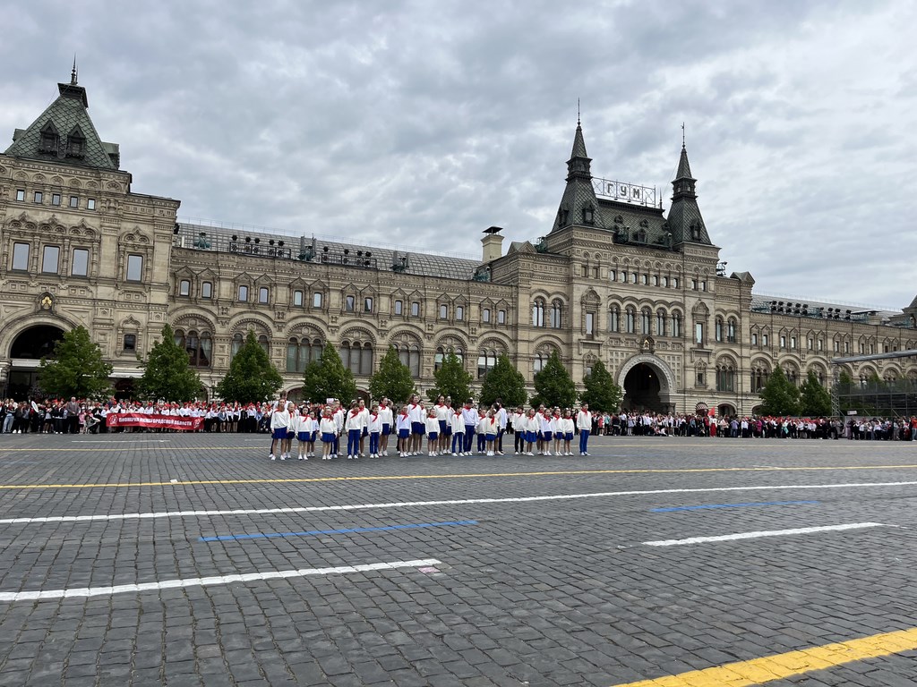 В Москве на Красной площади состоялась торжественная линейка и прием в пионеры (18.05.2025)