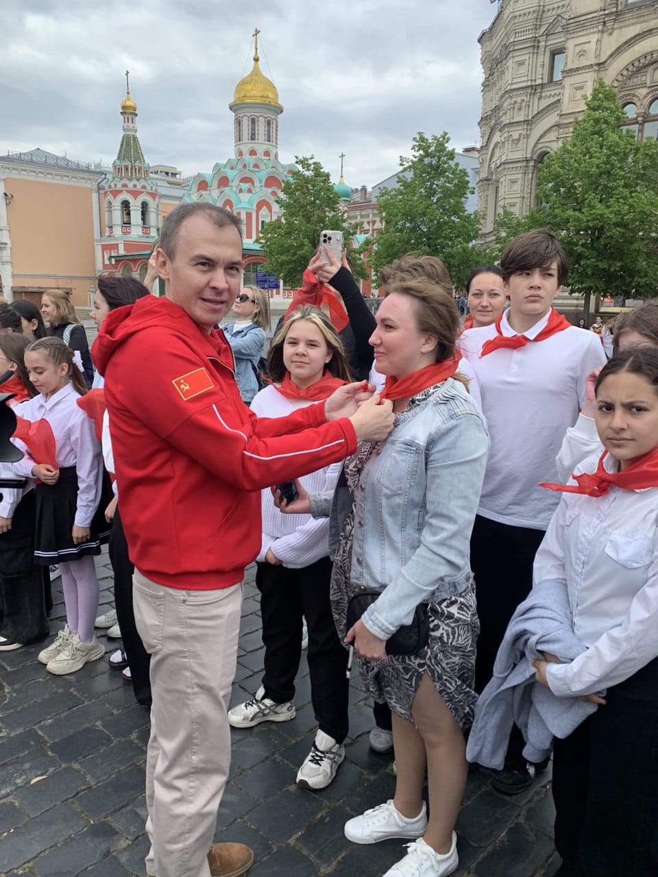 Школьников из Лыткарино приняли в пионеры