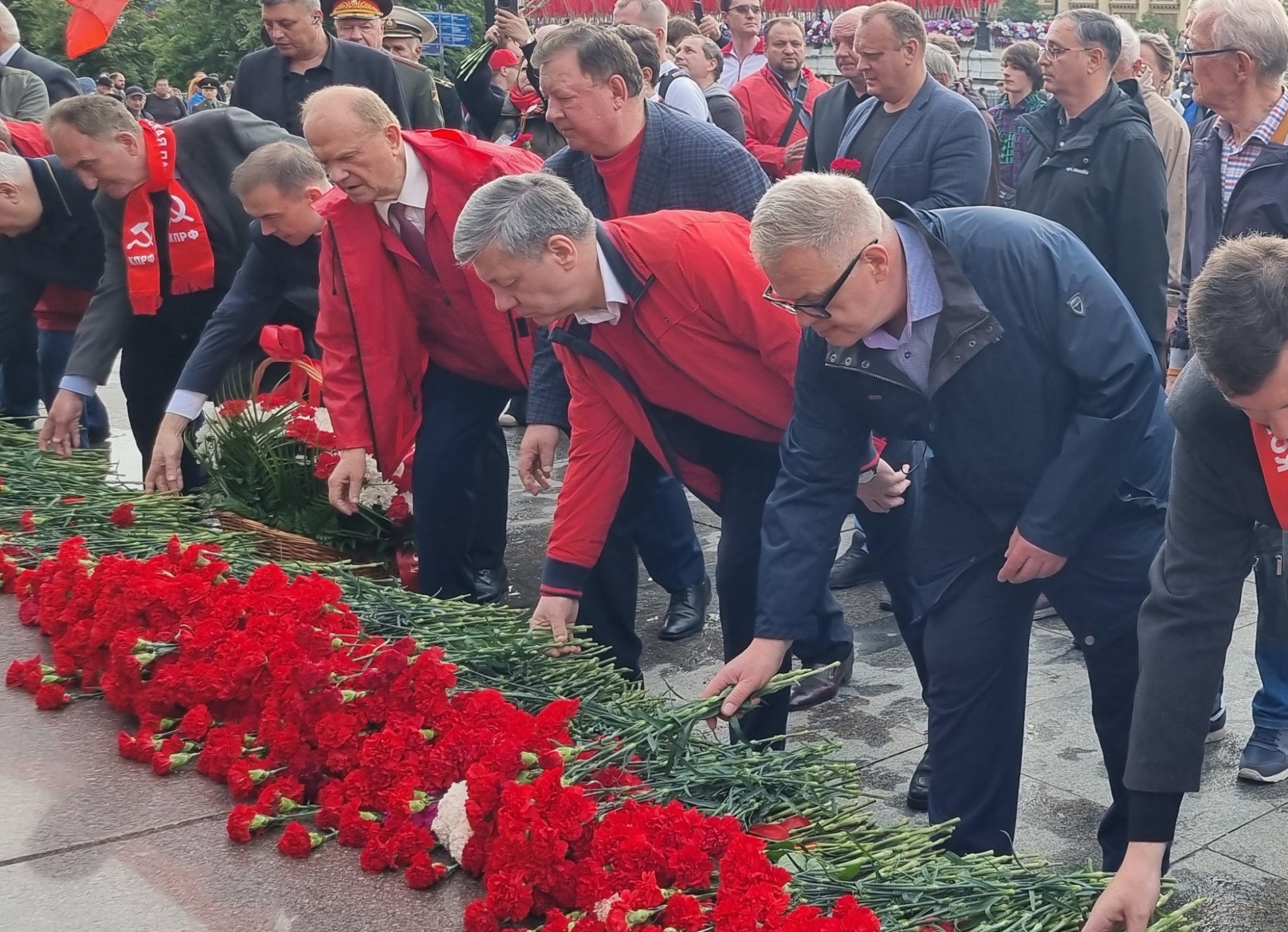 Акция КПРФ в Москве в День памяти и скорби (22.06.2025)