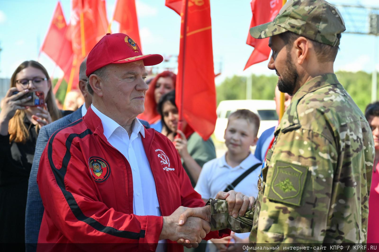 Г.А. Зюганов прибыл с рабочим визитом в Орловскую область