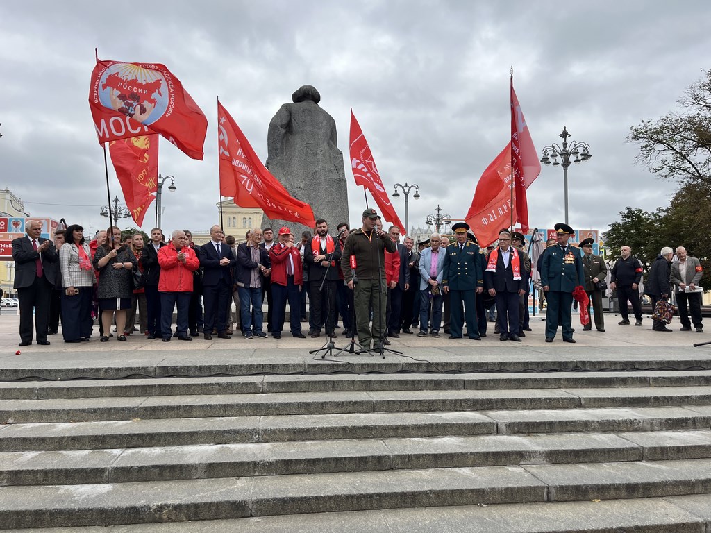 Г.А. Зюганов на митинге в Москве: «Идем нашим славным советским шагом – к новым Победам!»