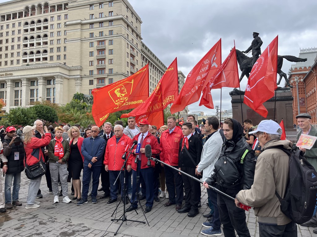 Г.А. Зюганов на митинге в Москве: «Идем нашим славным советским шагом – к новым Победам!»