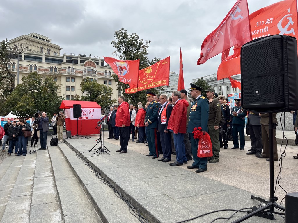 Г.А. Зюганов на митинге в Москве: «Идем нашим славным советским шагом – к новым Победам!»