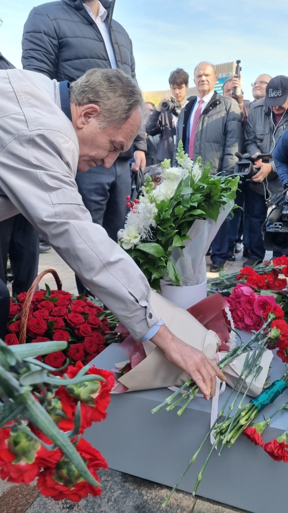 Николай Васильев принял участие в открытии памятника Герою Советского Союза Герману Титову