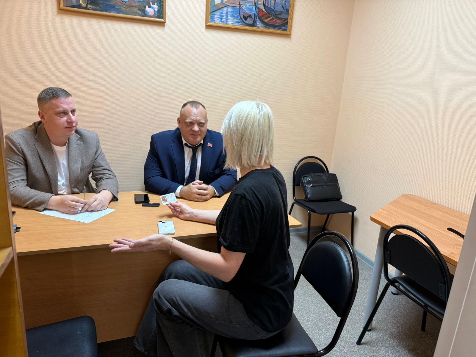 Балашихинские коммунисты провели прием жителей микрорайона Новый Свет
