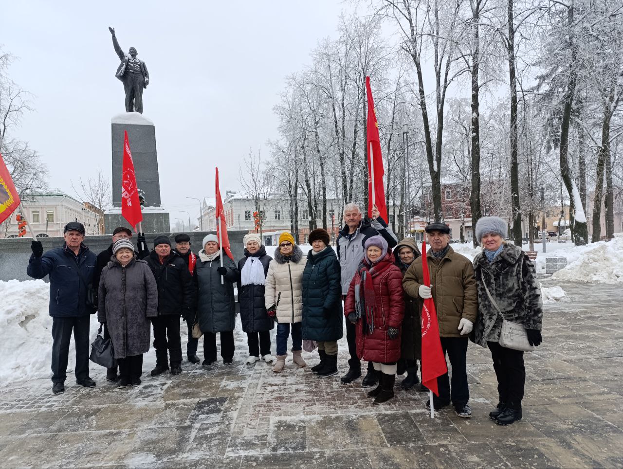 День памяти Ленина в Егорьевске