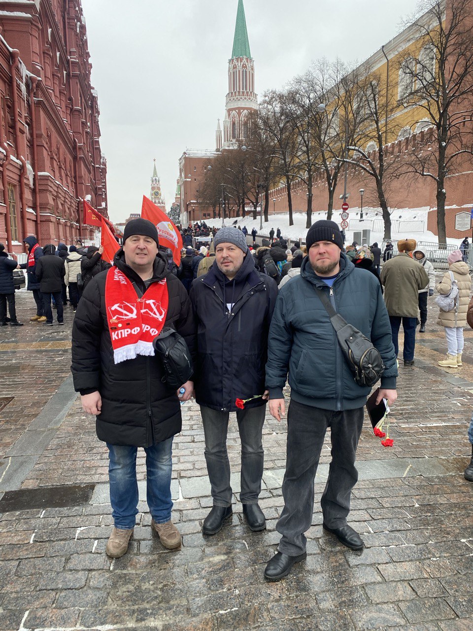 Королёвские коммунисты приняли участие в памятных мероприятиях в Королёве и Москве, посвященных В.И. Ленину
