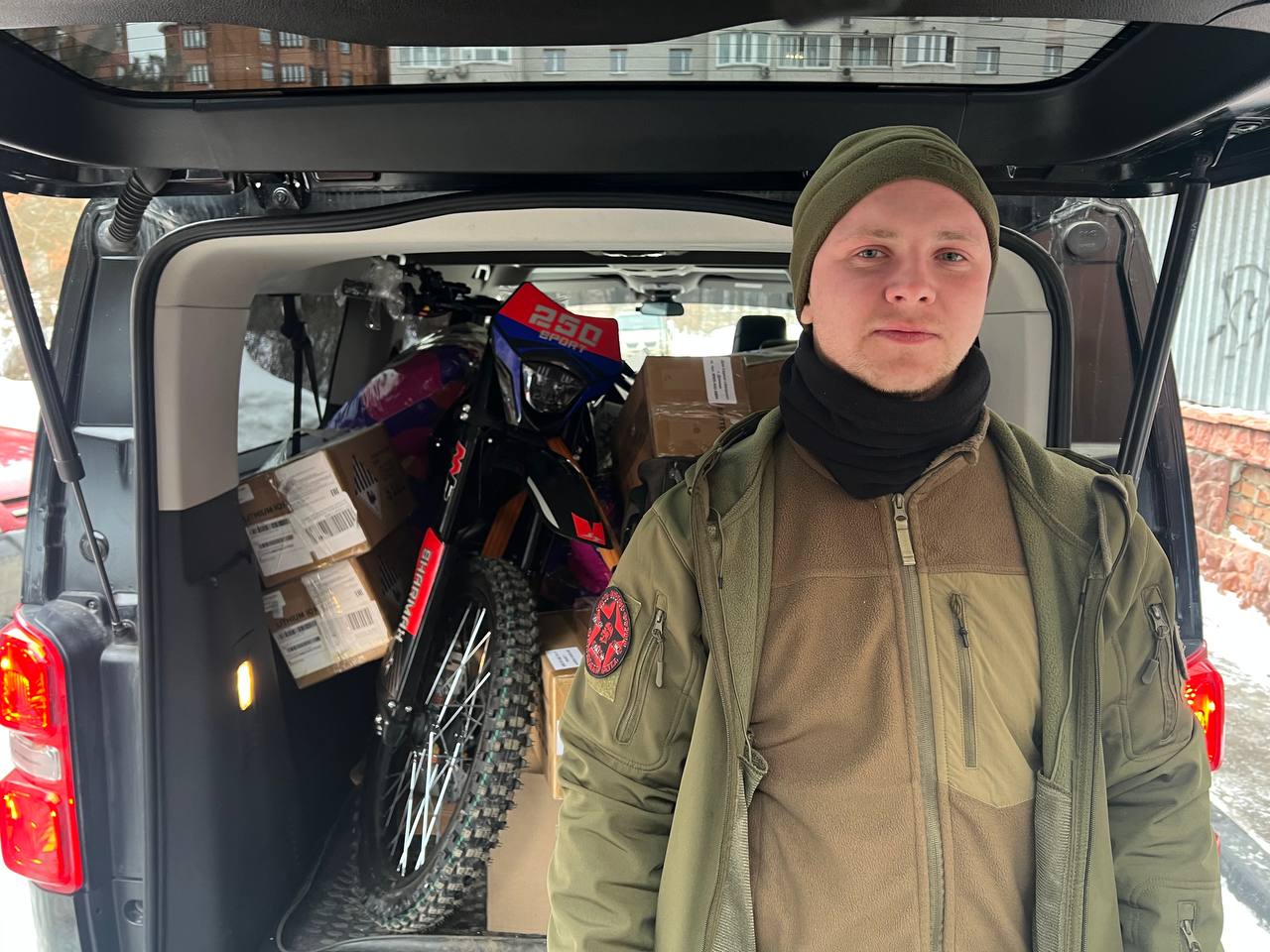 Адресная помощь от советских офицеров