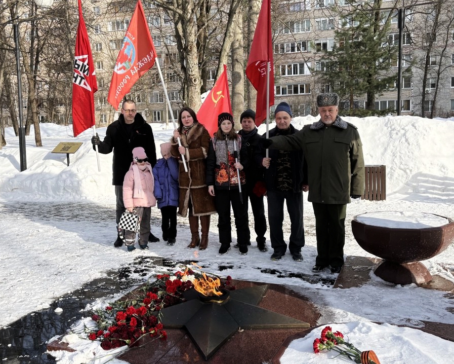У Вечного огня почтили память Болшевских героев-курсантов