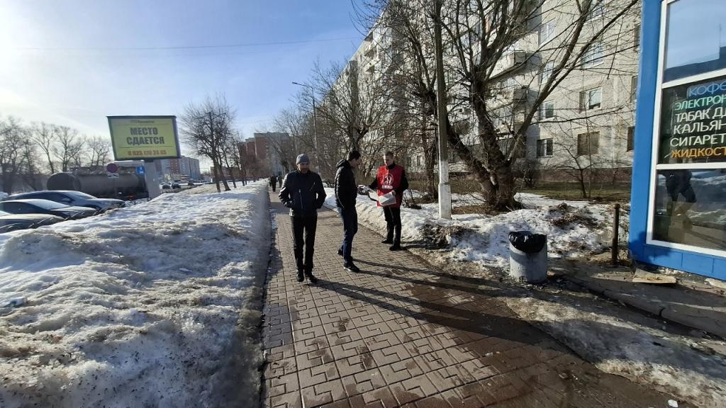 Красные в городе Орехово-Зуево
