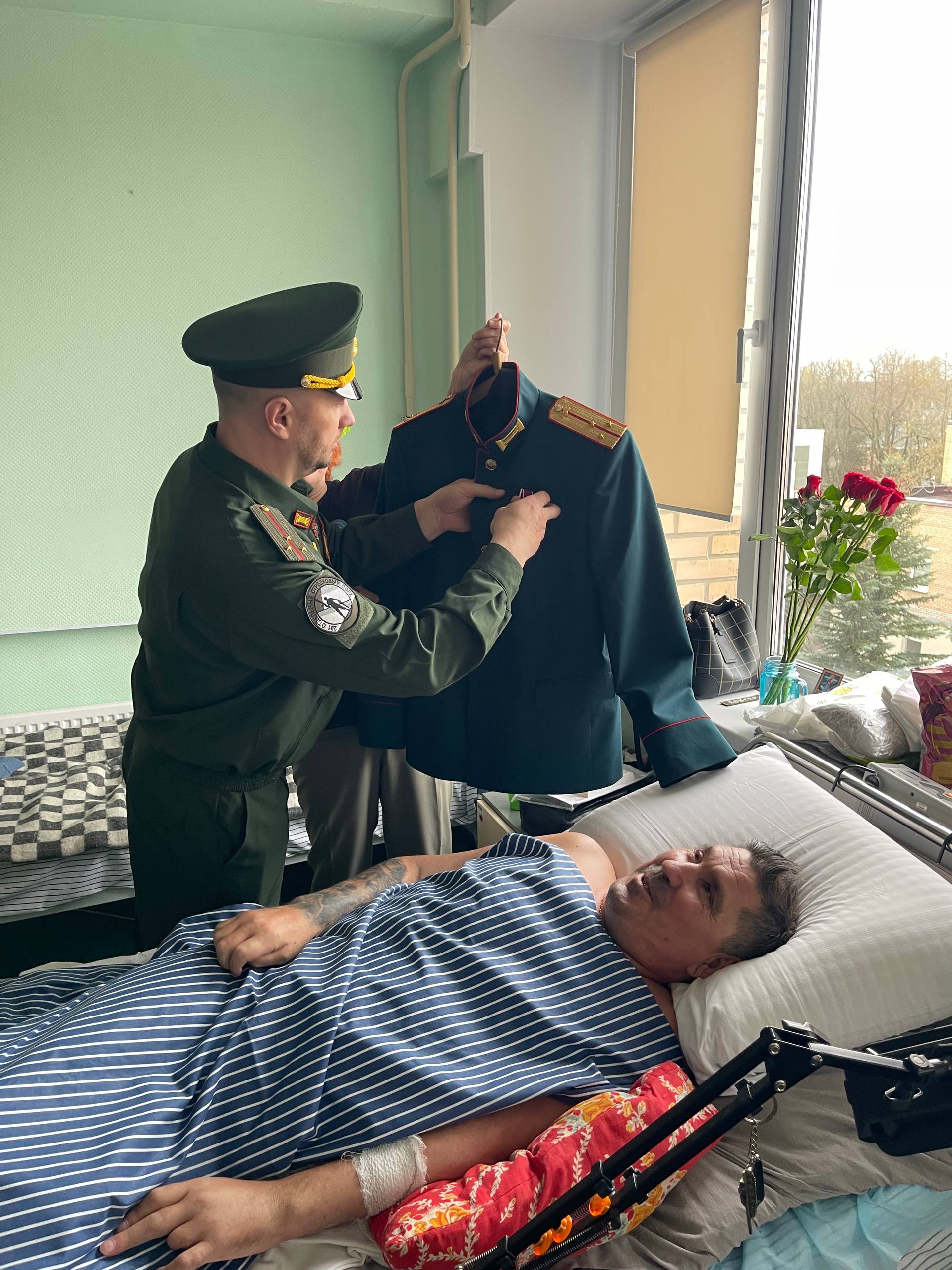 В Жуковском поздравили бойца СВО