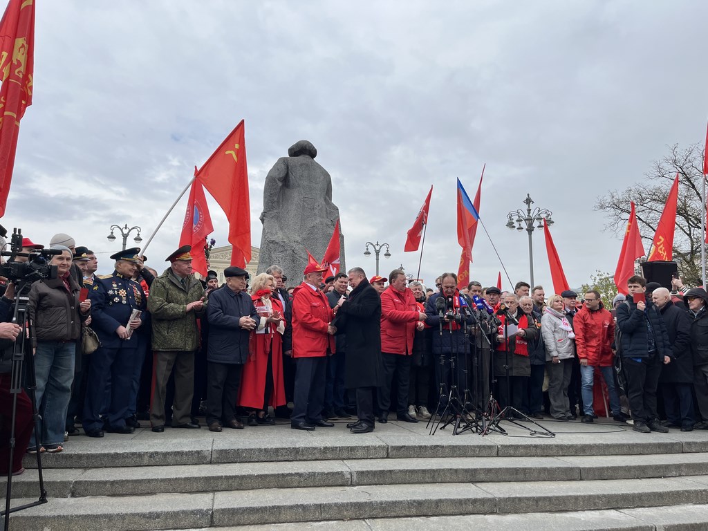 Г.А. Зюганов на Первомайской акции в Москве: Солидарность трудового народа – это главное оружие тех, кто борется за мир, справедливость и подлинную свободу! (01.05.2026)
