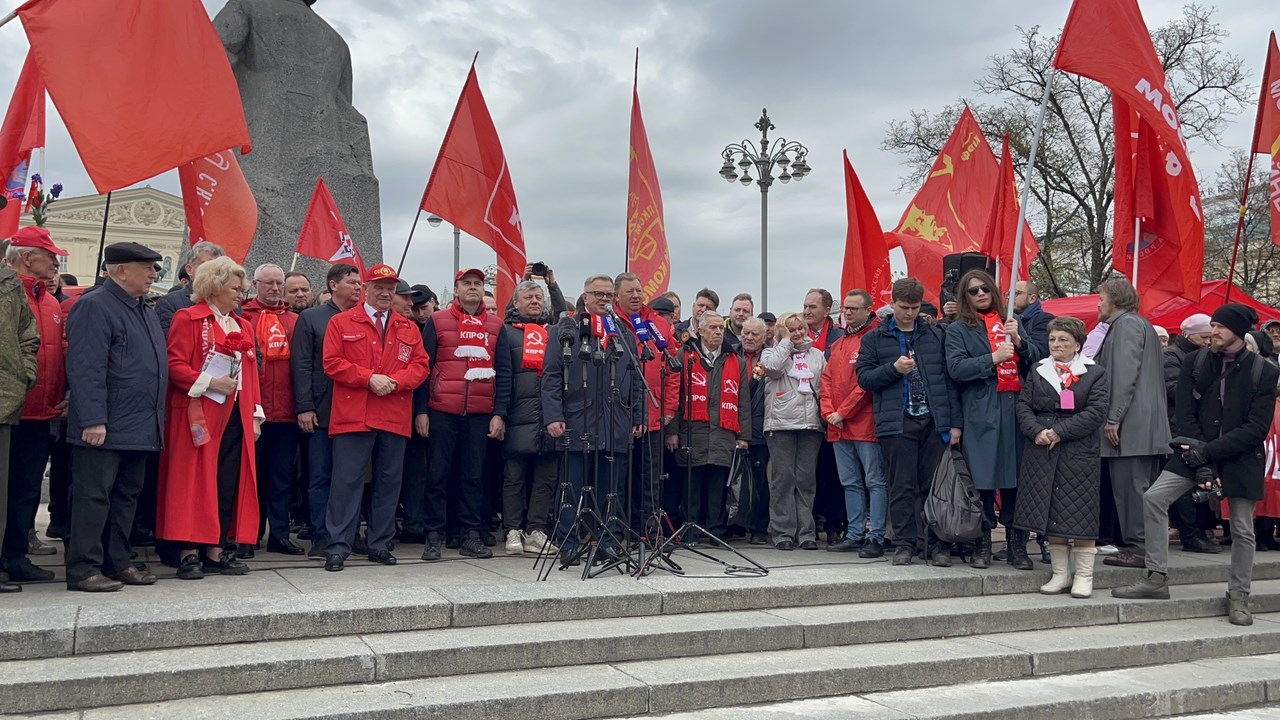 Г.А. Зюганов на Первомайской акции в Москве: Солидарность трудового народа – это главное оружие тех, кто борется за мир, справедливость и подлинную свободу! (01.05.2026)