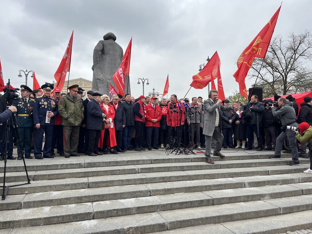 Г.А. Зюганов на Первомайской акции в Москве: Солидарность трудового народа – это главное оружие тех, кто борется за мир, справедливость и подлинную свободу! (01.05.2026)