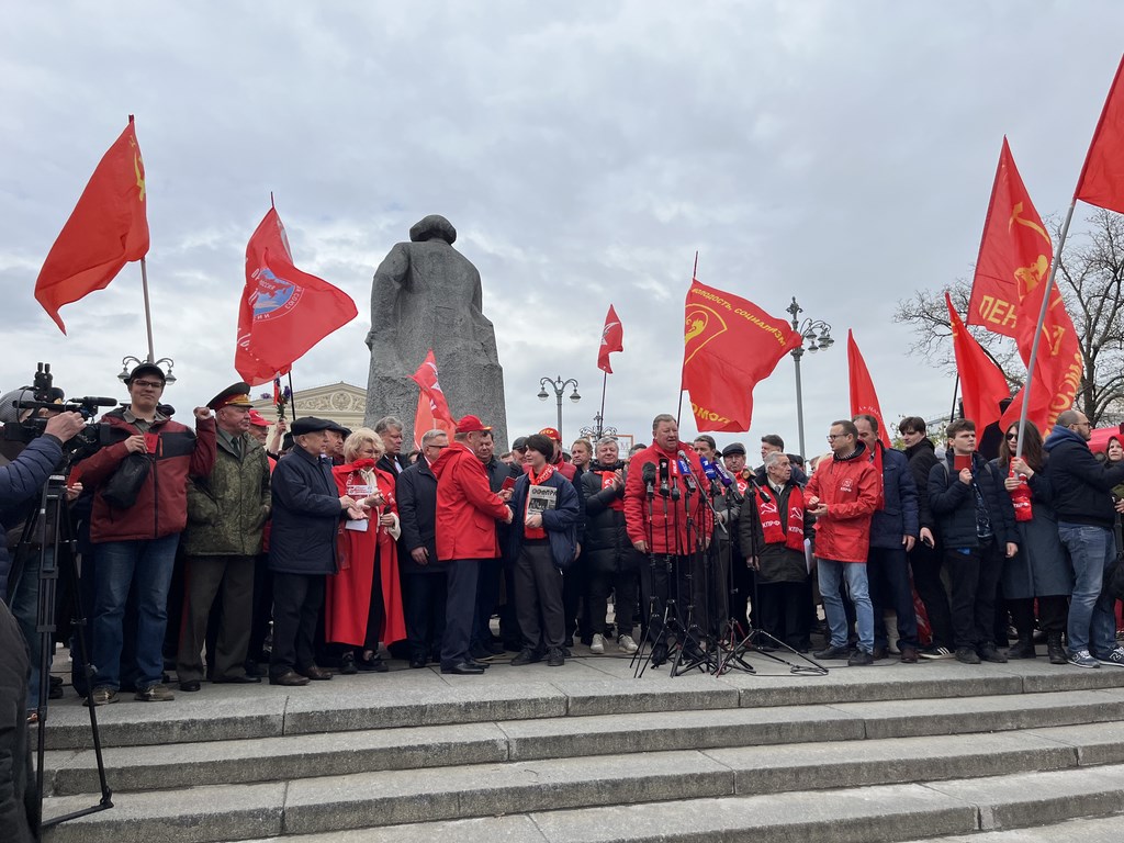 Г.А. Зюганов на Первомайской акции в Москве: Солидарность трудового народа – это главное оружие тех, кто борется за мир, справедливость и подлинную свободу! (01.05.2026)