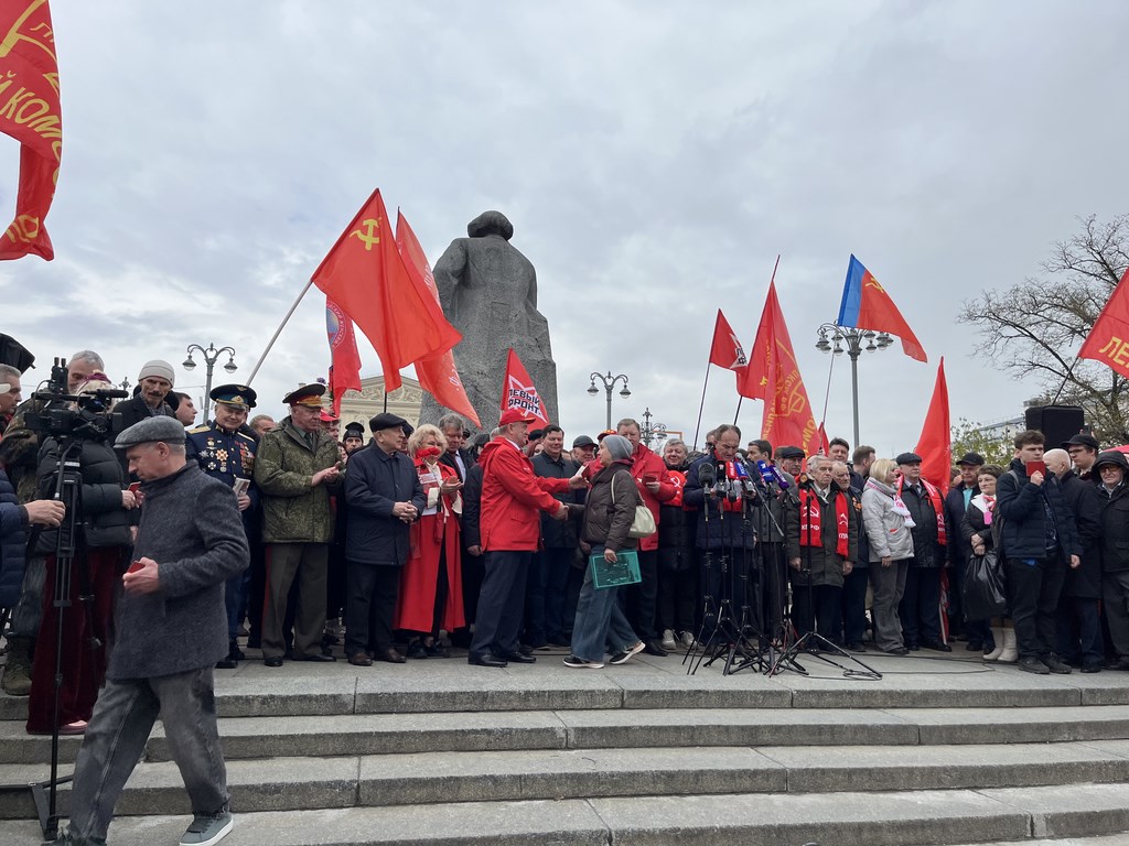 Г.А. Зюганов на Первомайской акции в Москве: Солидарность трудового народа – это главное оружие тех, кто борется за мир, справедливость и подлинную свободу! (01.05.2026)