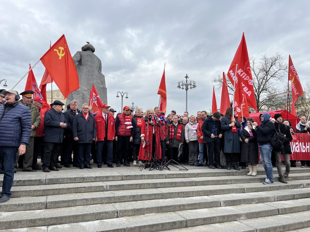 Г.А. Зюганов на Первомайской акции в Москве: Солидарность трудового народа – это главное оружие тех, кто борется за мир, справедливость и подлинную свободу! (01.05.2026)