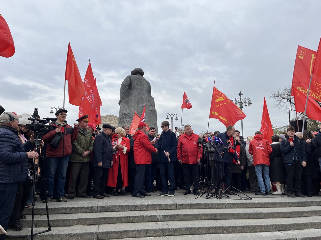 Г.А. Зюганов на Первомайской акции в Москве: Солидарность трудового народа – это главное оружие тех, кто борется за мир, справедливость и подлинную свободу! (01.05.2026)