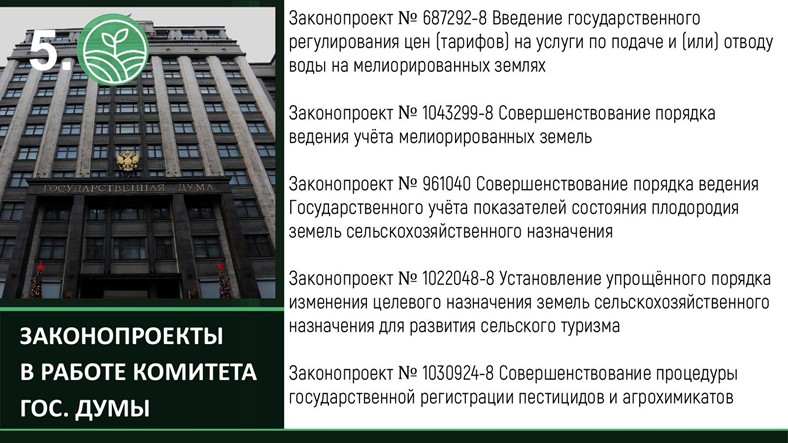 Сталинский план преобразования природы – стратегический ориентир развития АПК. Доклад В.И. Кашина на Совете законодателей РФ при Федеральном Собрании