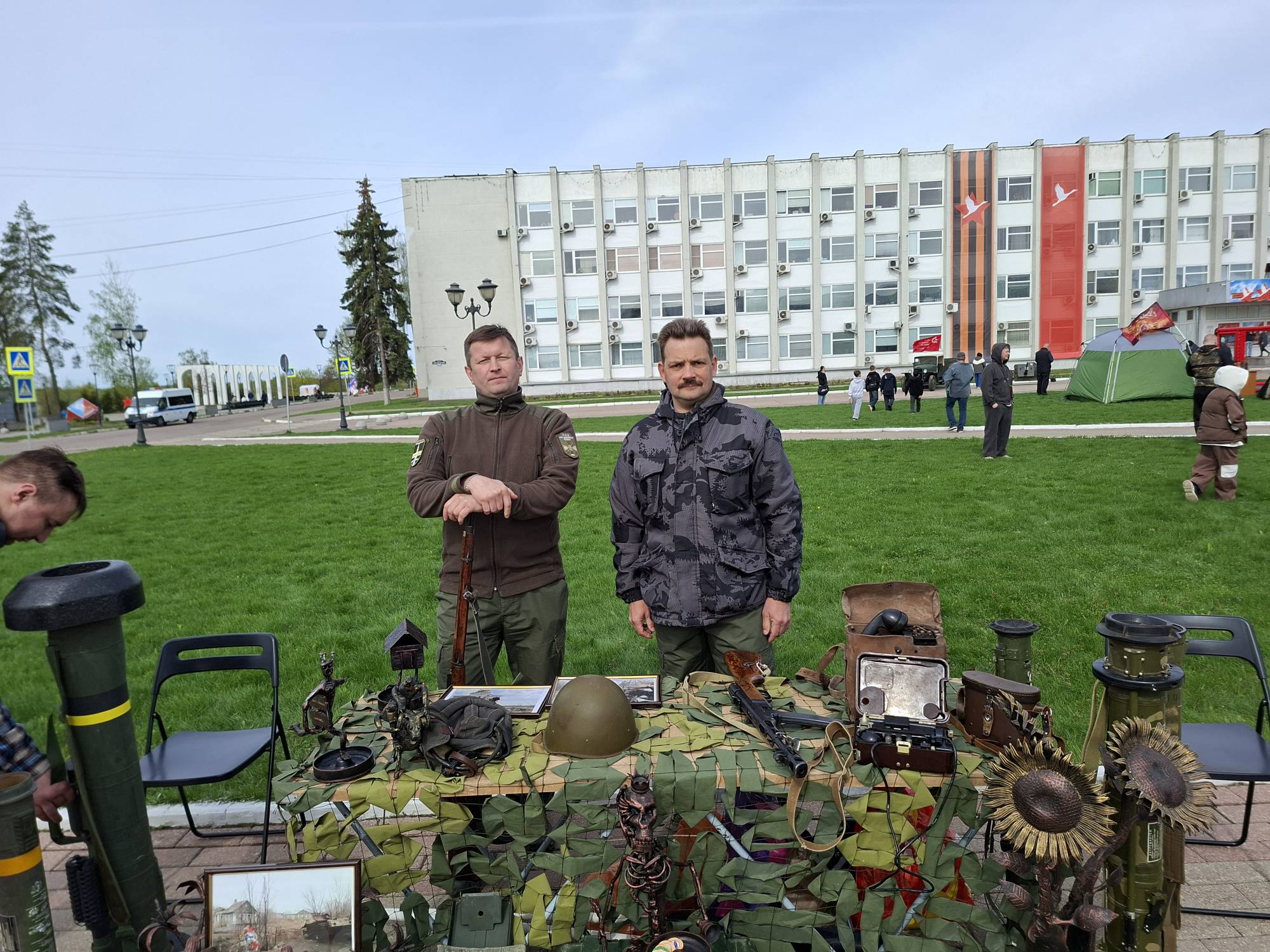 Празднование дня Победы в Сергиевом Посаде