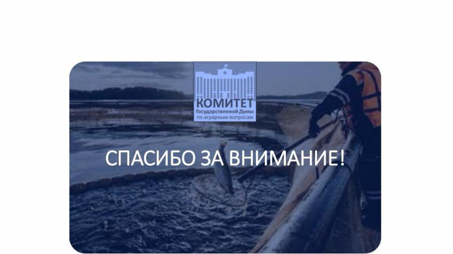 Владимир Кашин: «Водной державе достойный улов»