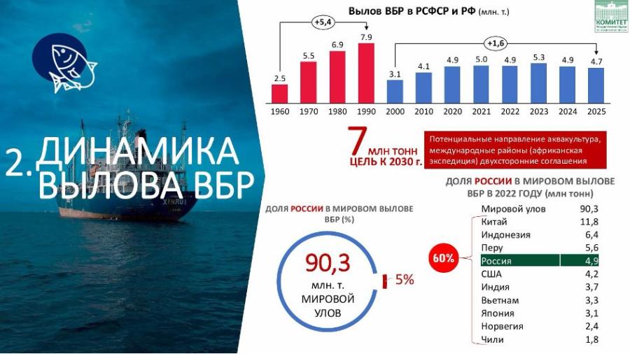 Владимир Кашин: «Водной державе достойный улов»