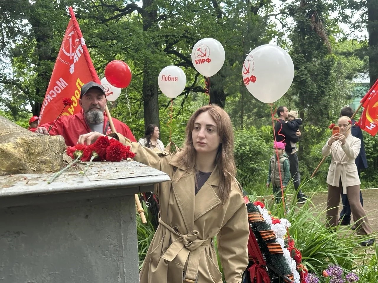 Автопробег памяти: коммунисты Лобни почтили подвиг советских воинов