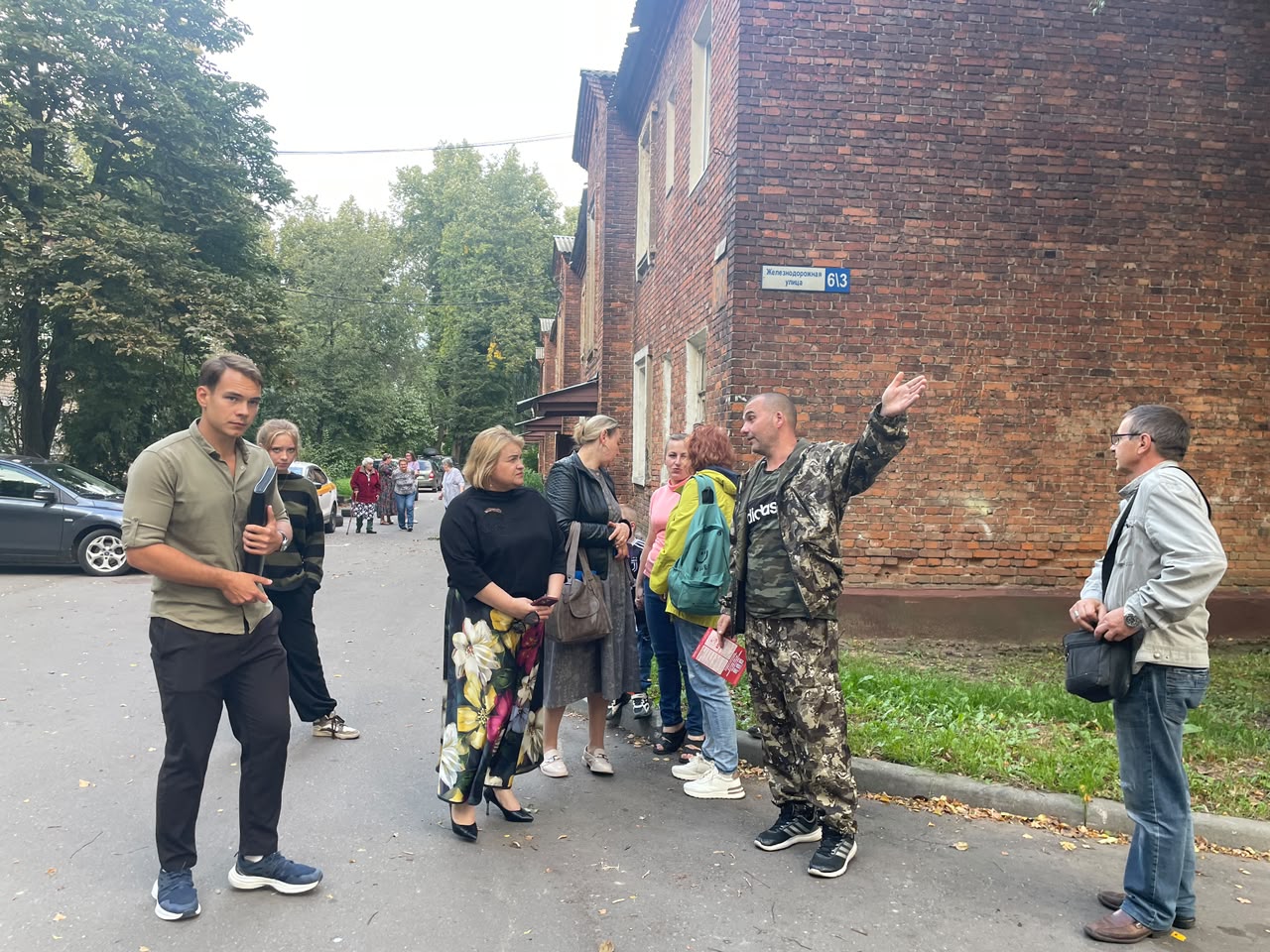 Королёв. Светлана Петрова встретилась с собственниками домов на улице Маяковской