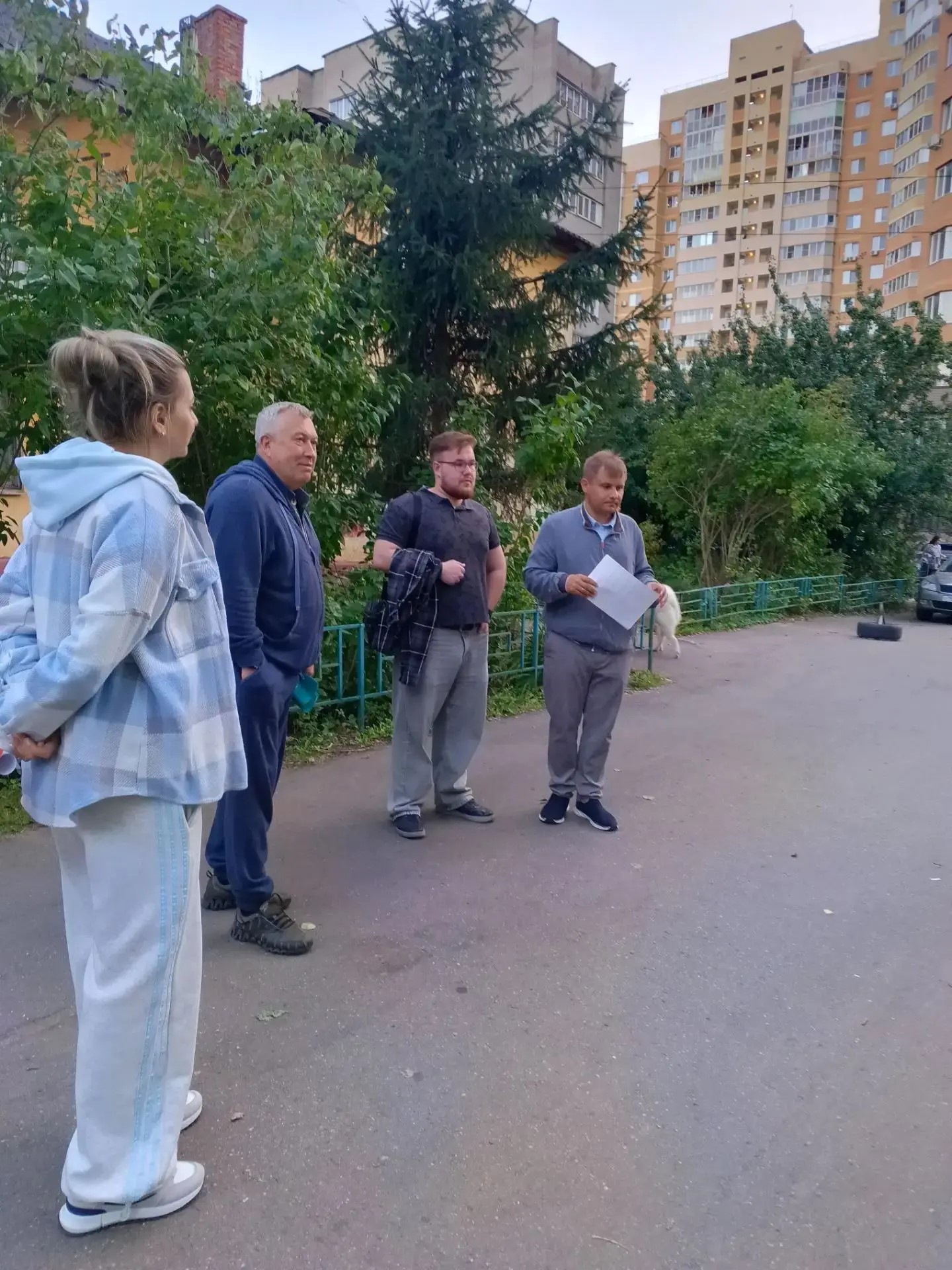 Встреча с жителями МКД по адресу: ул. Подольских курсантов, д. 13