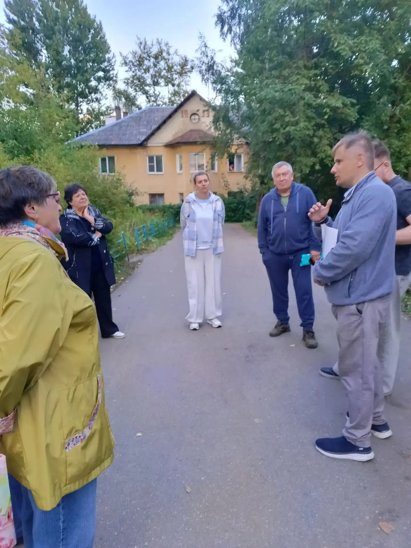 Встреча с жителями МКД по адресу: ул. Подольских курсантов, д. 13
