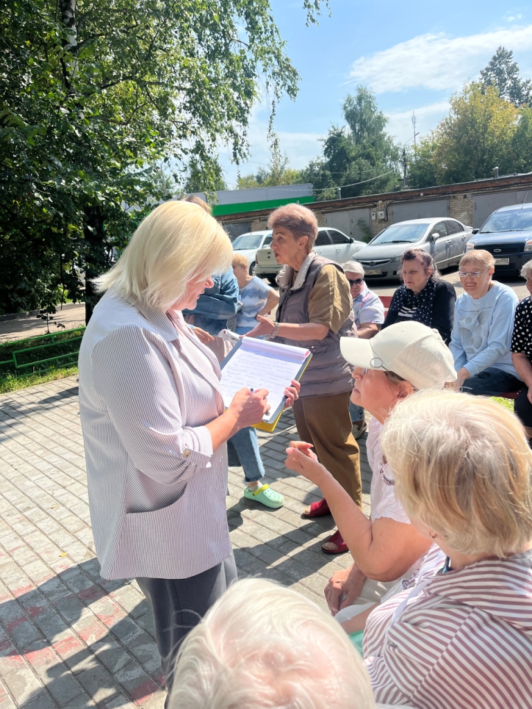 Встреча в микрорайоне Жегалово городского округа Щелково